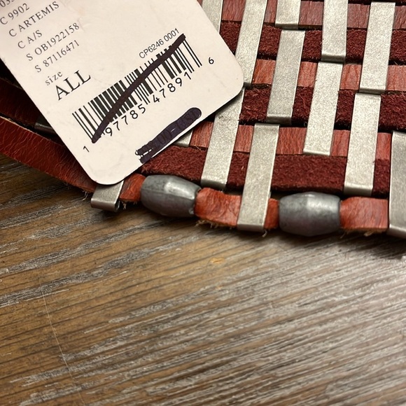 Free People Bonita Leather Wrap Belt in Artemis New wtag main image 7
